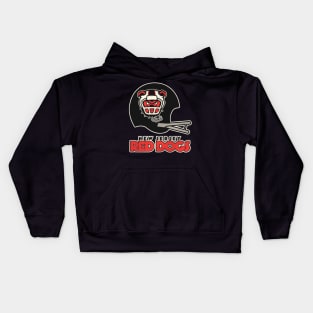 Defunct New Jersey Red Dogs Football Team Kids Hoodie